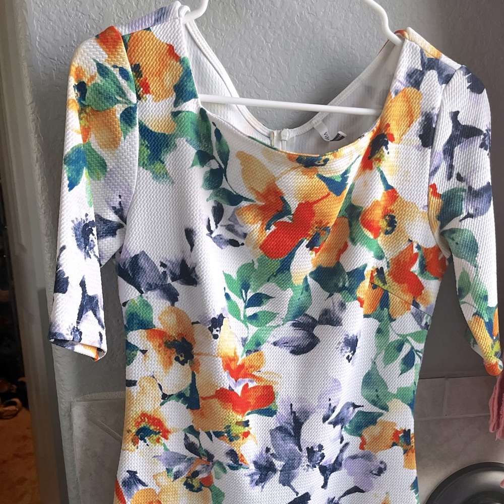 Midi flower dress